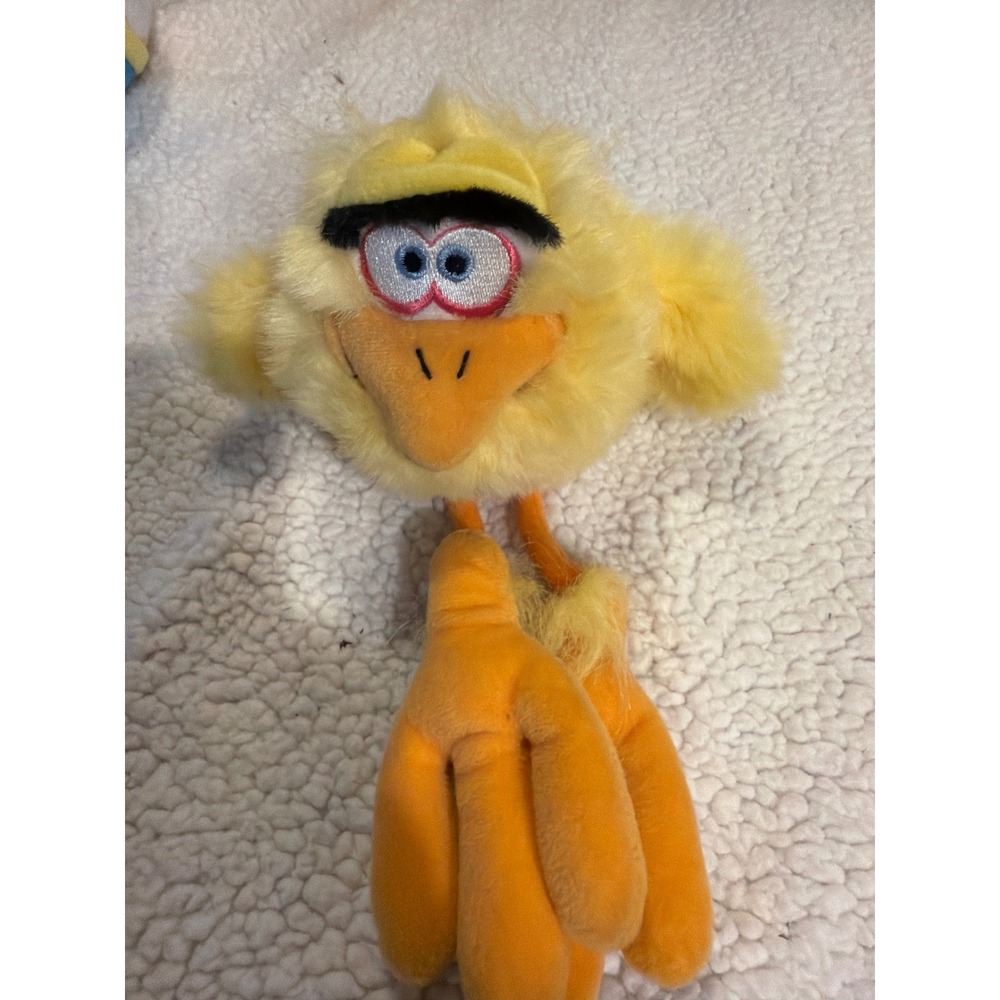 Bestever Basket Ball luck Chicky Yellow Bird Plush Stuffed Animal Long Legs